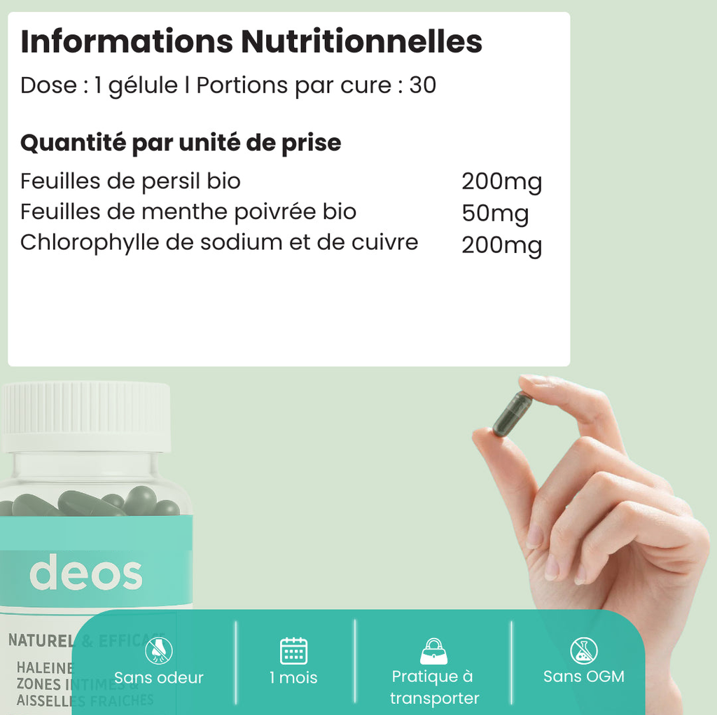 DEOS : Complément Anti-Odeur
